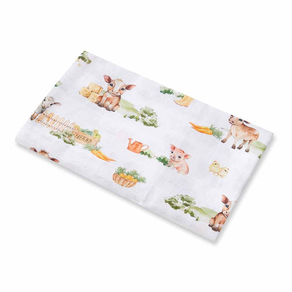Farm Organic Muslin Wrap - The Glamorous Grub