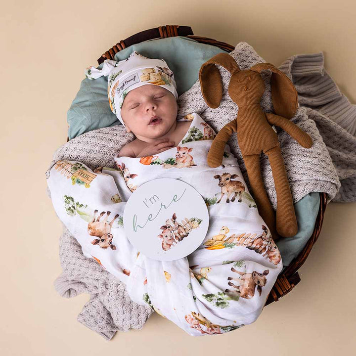 Farm Organic Muslin Wrap - The Glamorous Grub