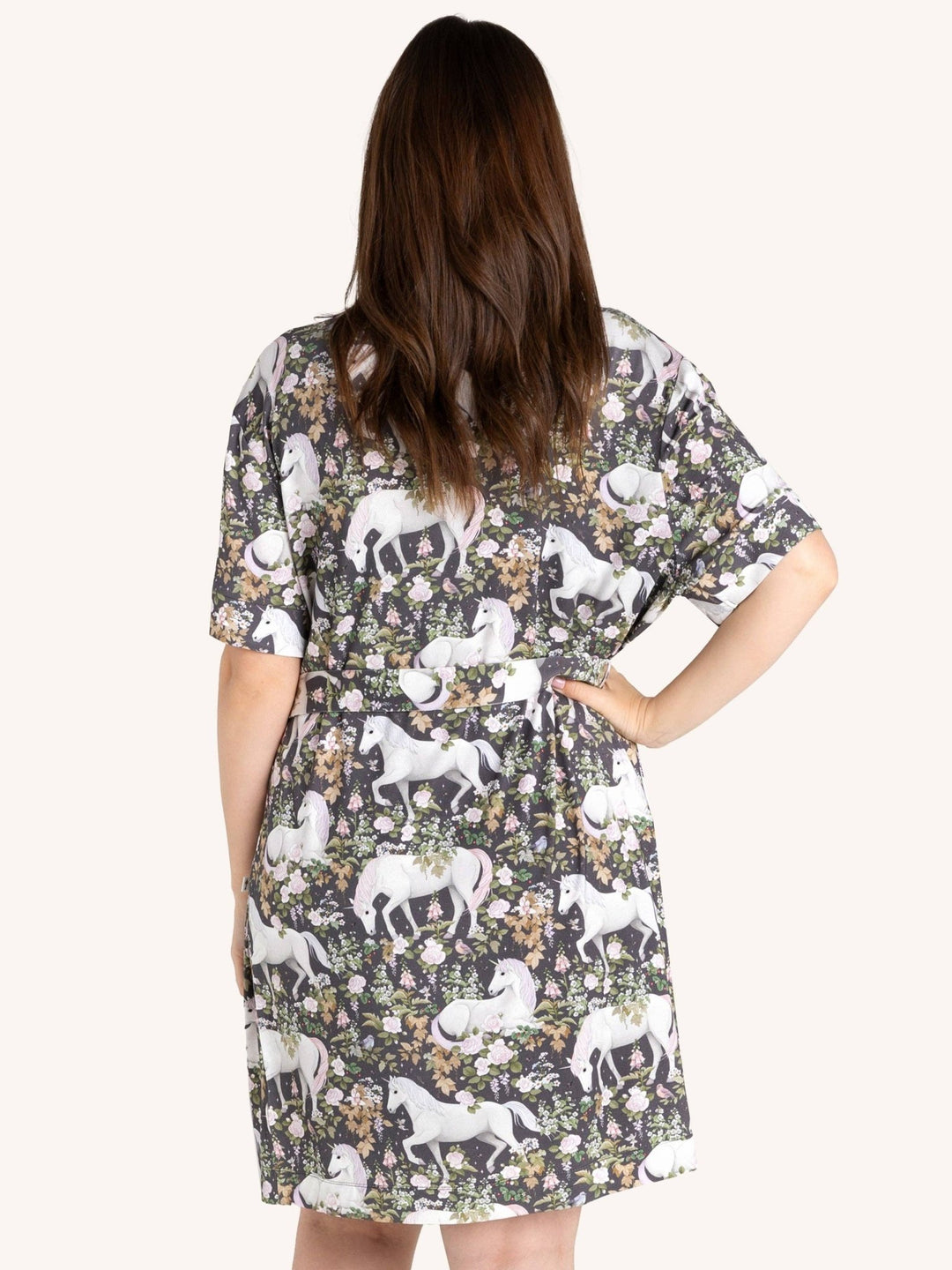 'Field Of Dreams' Enchanted Robe - Grey - The Glamorous Grub
