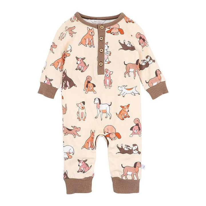 Fox and Finch Cool Dogs Henley Romper - The Glamorous Grub