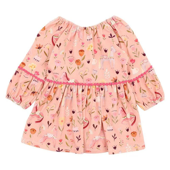 Fox and Finch Wild Horses Dress 3 - 7yrs - The Glamorous Grub