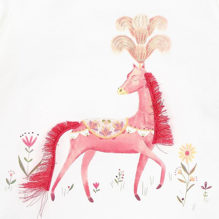 Fox and Finch Wild Horses Tee 3 - 7yrs - The Glamorous Grub