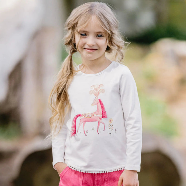 Fox and Finch Wild Horses Tee 3 - 7yrs - The Glamorous Grub