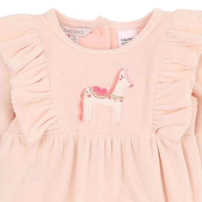 Fox and Finch Wild Horses Velour Onsie - The Glamorous Grub