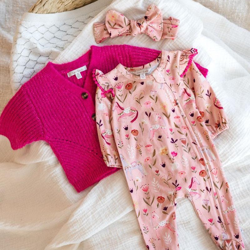 Fox and Finch Wild Horses Zip Onsie - The Glamorous Grub