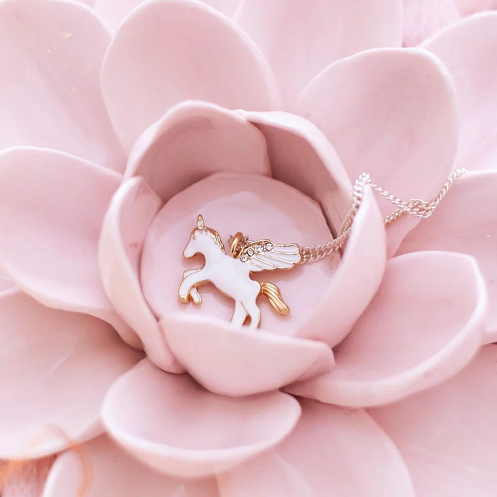Gold Unicorn Necklace - The Glamorous Grub