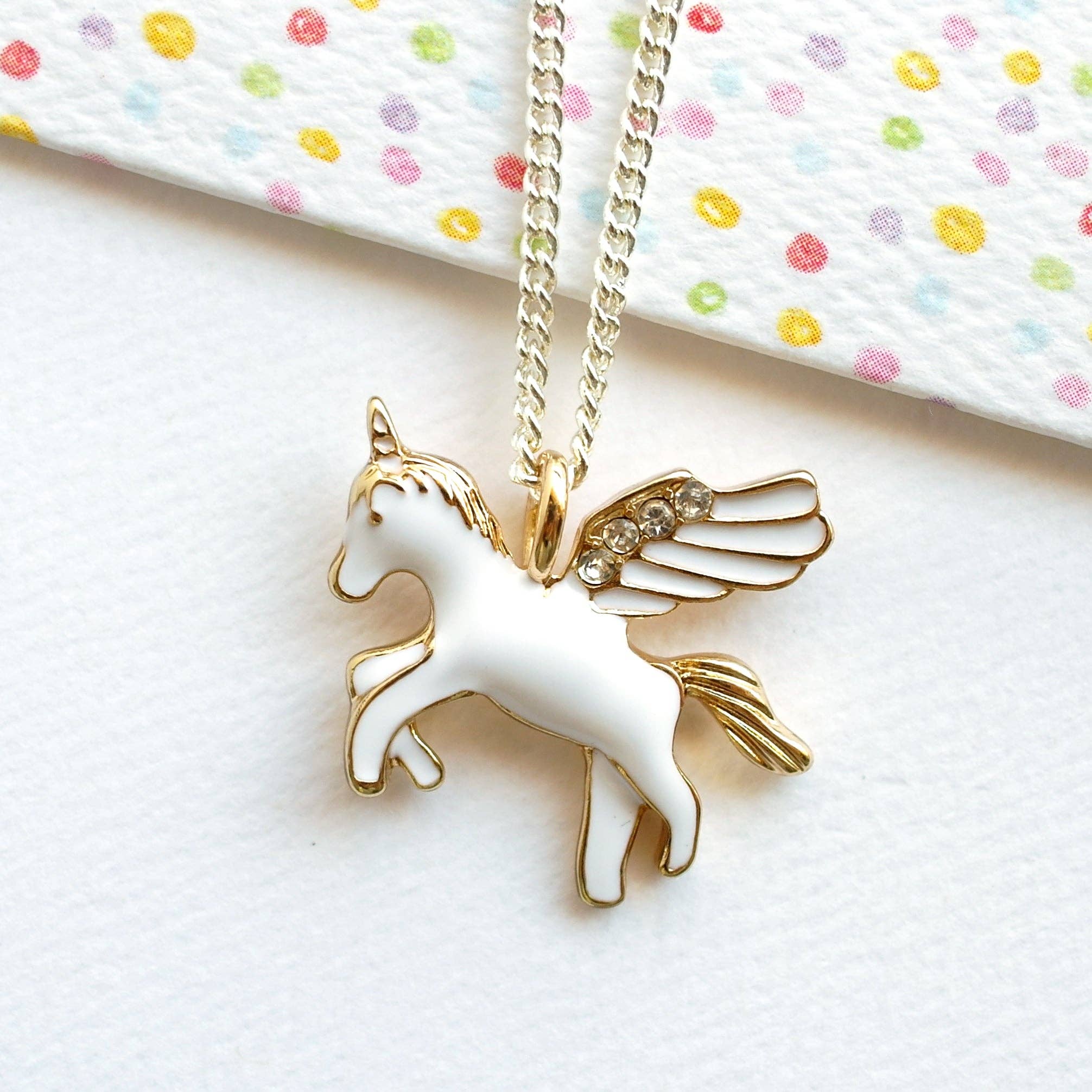Gold Unicorn Necklace - The Glamorous Grub