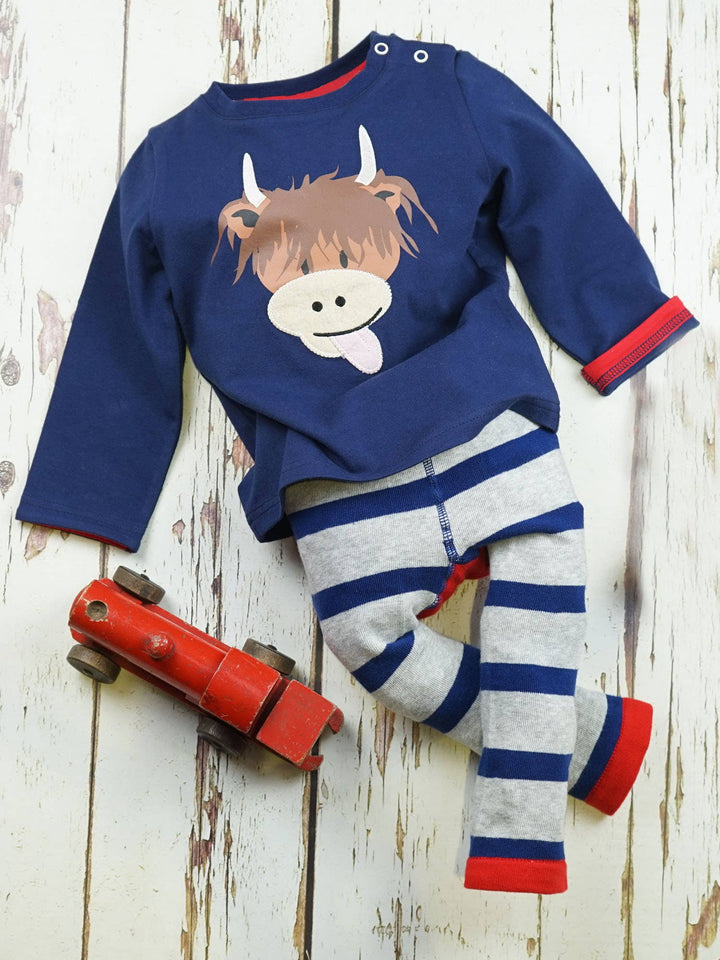 Hamish Highland Cow Leggings - The Glamorous Grub