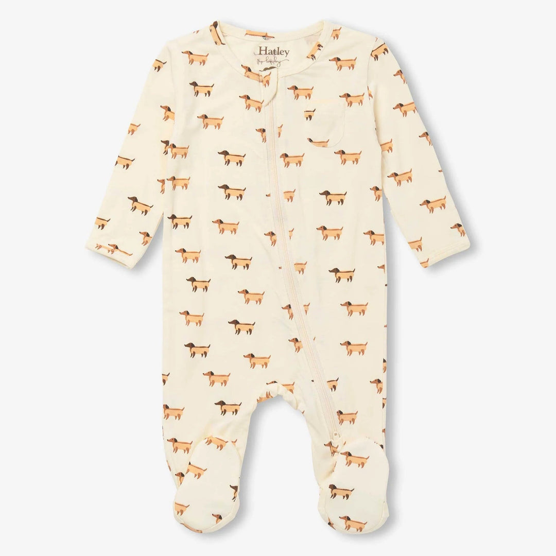 Hatley Mini Hot Dogs Classic Zip Footy - The Glamorous Grub