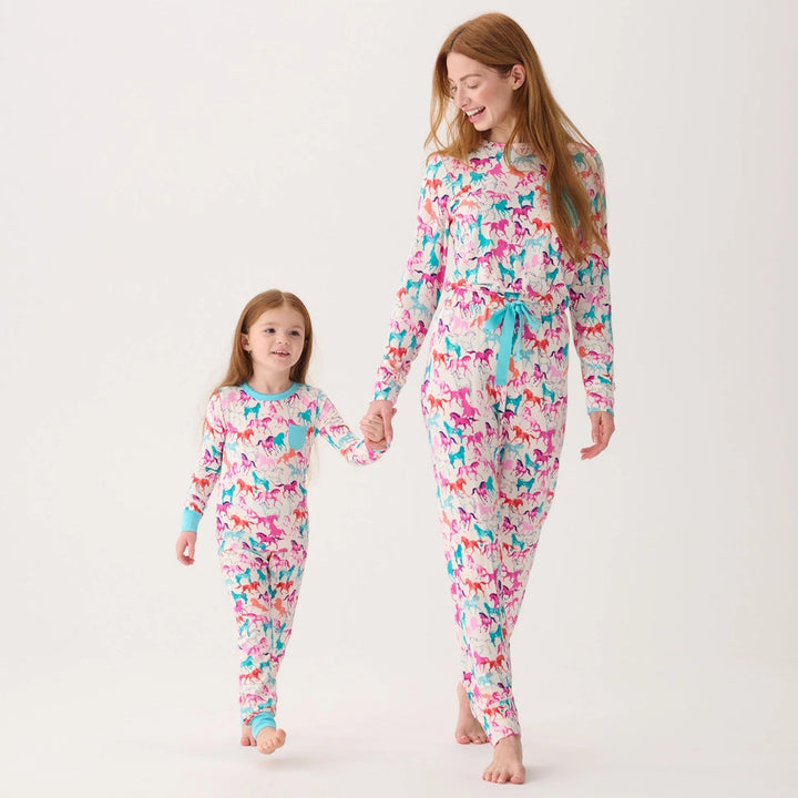 Hatley Pretty Horses Bamboo Pajama Set - The Glamorous Grub