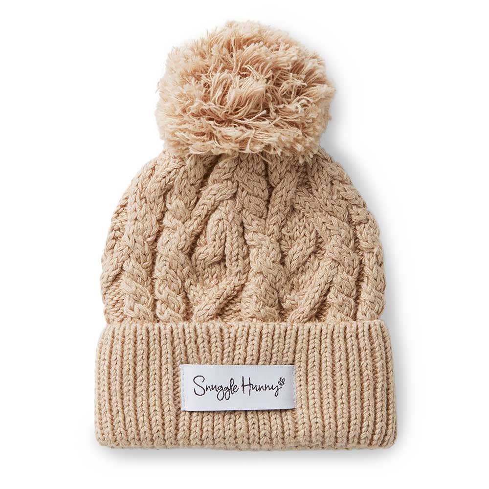 Hazelnut Organic Baby Knit Beanie - The Glamorous Grub