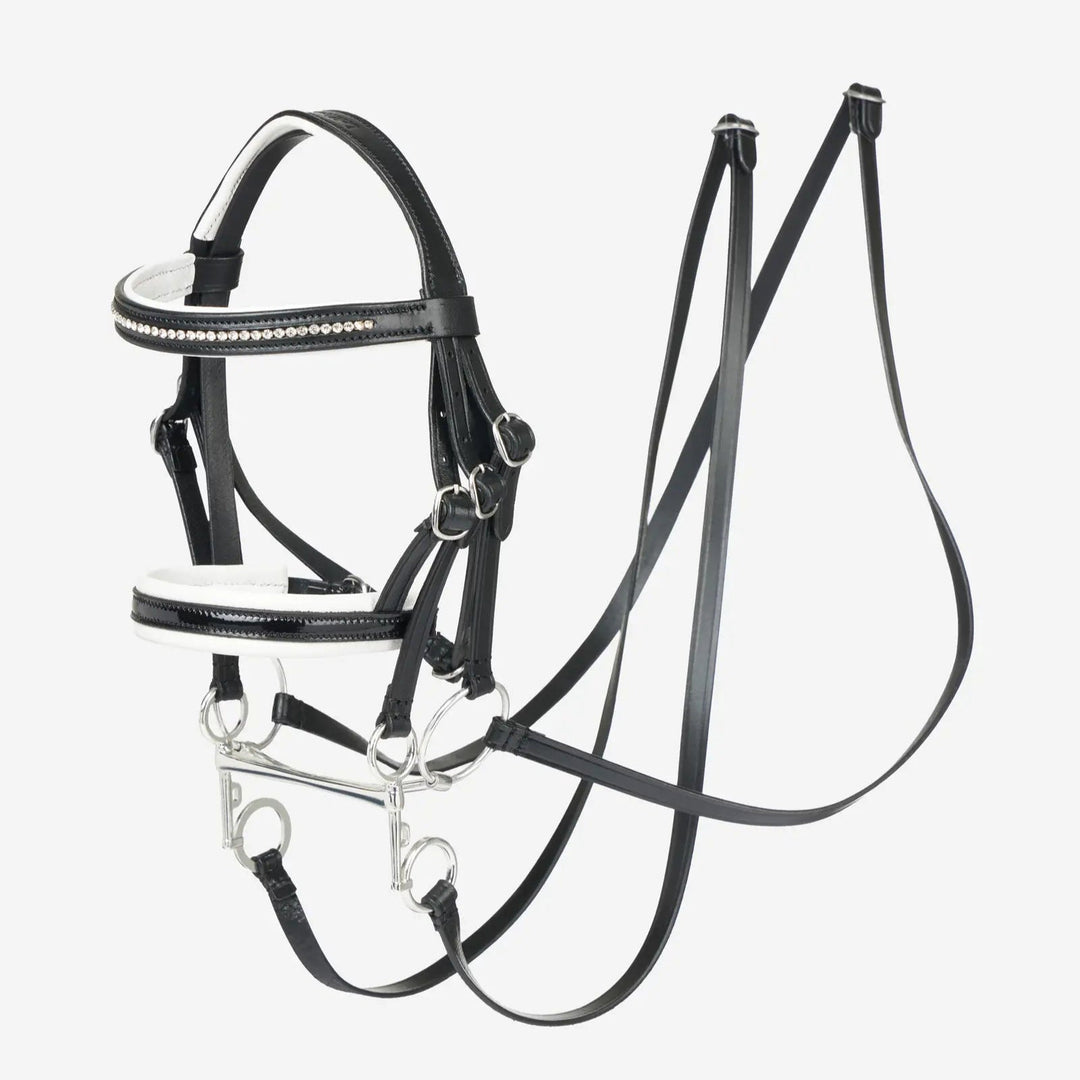 Hobby Horse Double Bridle Black - The Glamorous Grub