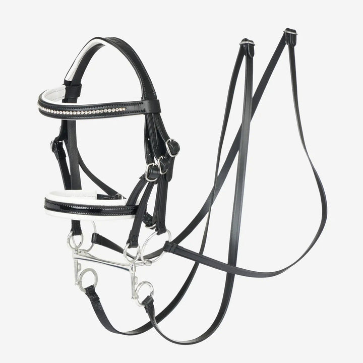Hobby Horse Double Bridle Black - The Glamorous Grub