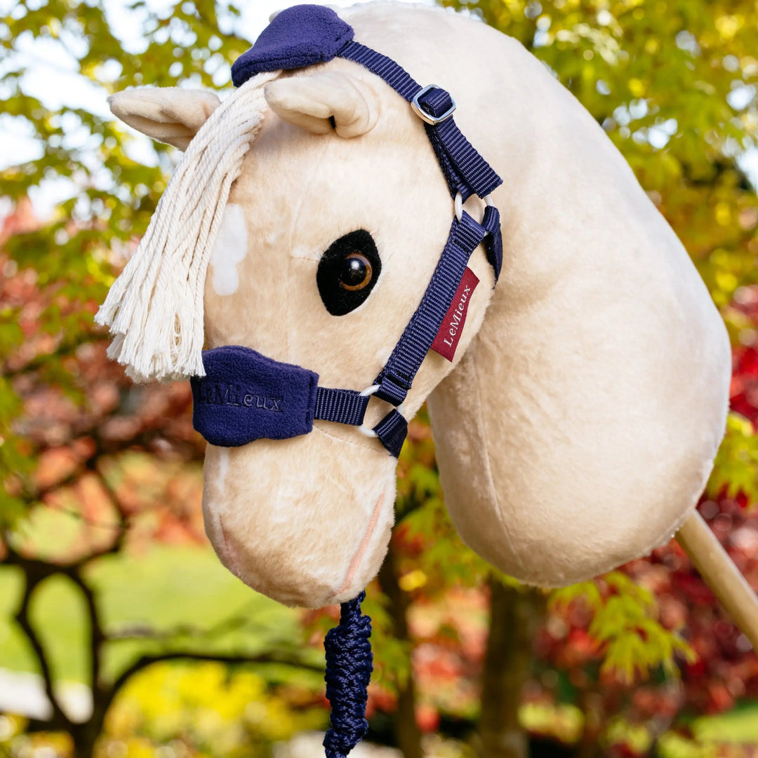 Hobby Horse Vogue Headcollar & Leadrope Ink Blue - The Glamorous Grub