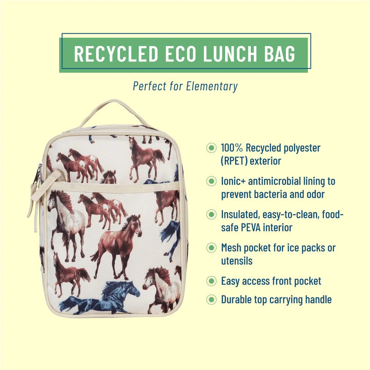 Horse Dreams Recycled Eco Lunch Bag - COMING SOON - The Glamorous Grub