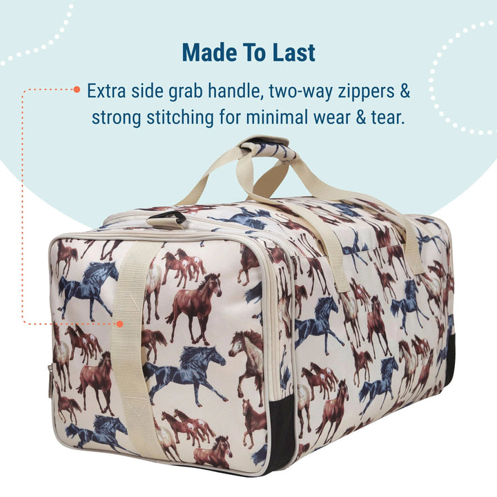 Horse Dreams Weekender Duffel Bag - The Glamorous Grub