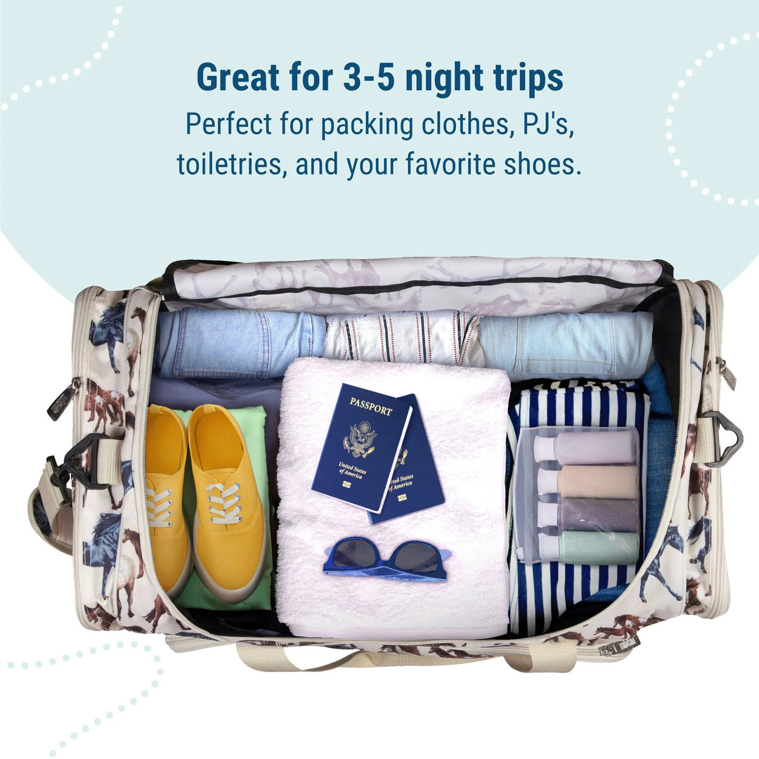 Horse Dreams Weekender Duffel Bag - The Glamorous Grub