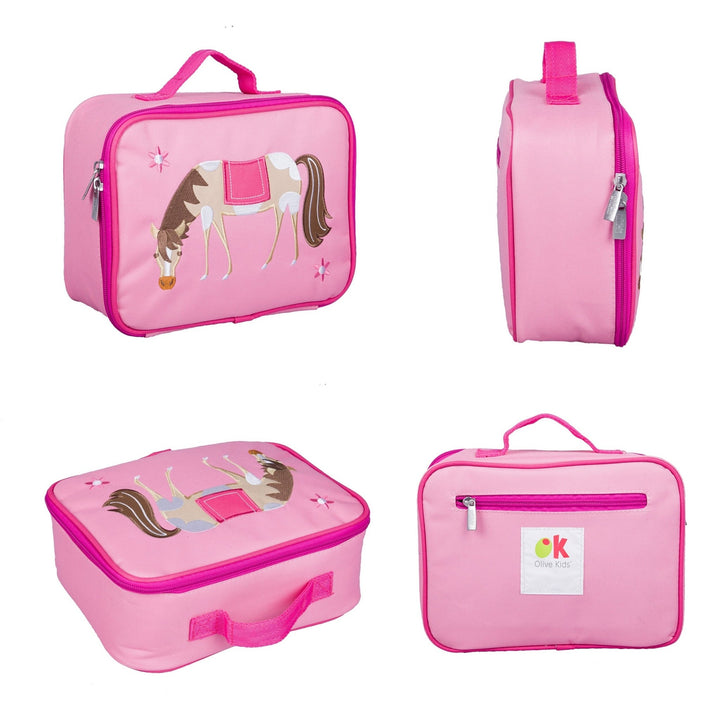Horse Embroidered Lunch Box - The Glamorous Grub