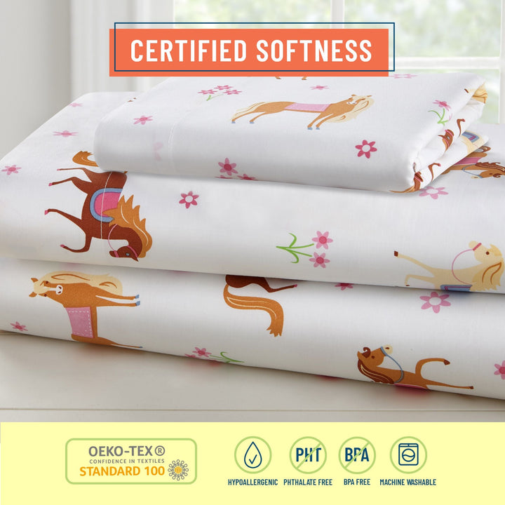 Horses 100% Cotton Bed in a Bag - Toddler - The Glamorous Grub