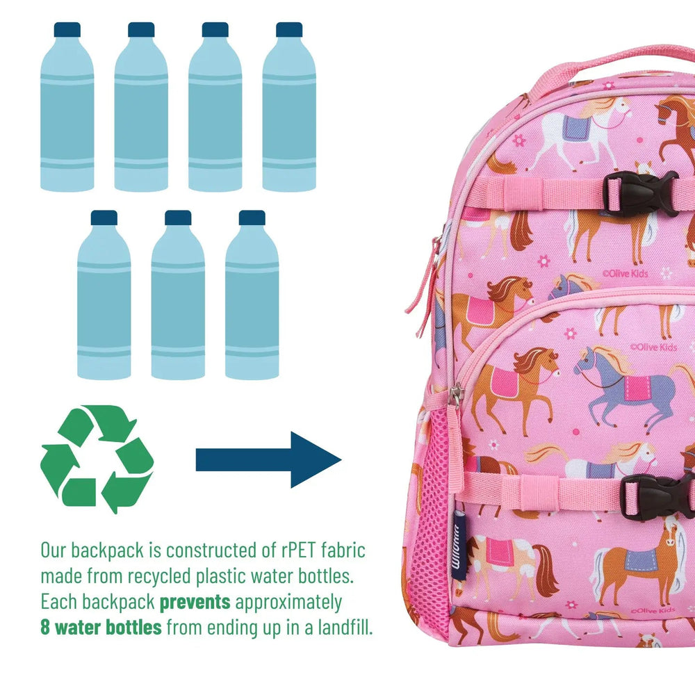 Horses Medium Eco Backpack - COMING SOON - The Glamorous Grub