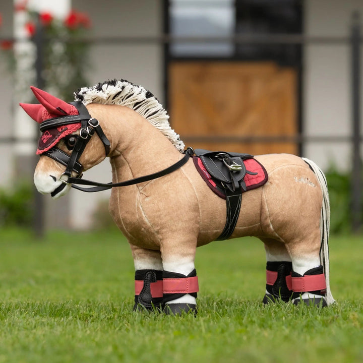 LeMieux Toy Pony Fly Hood Cranberry