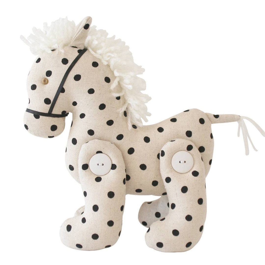 Jointed Pony Linen Black Spot - The Glamorous Grub