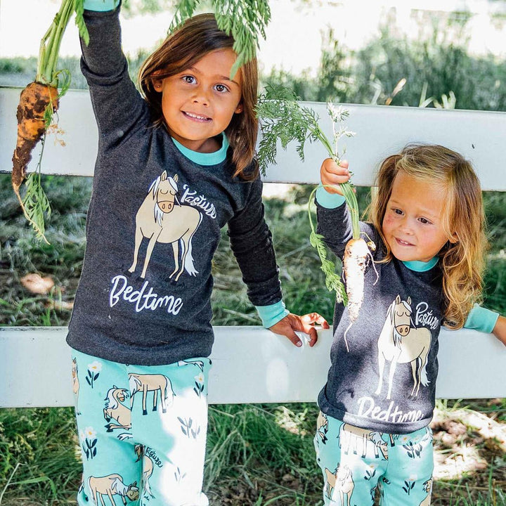 Kids Pasture Bedtime Pajamas - Mint - The Glamorous Grub