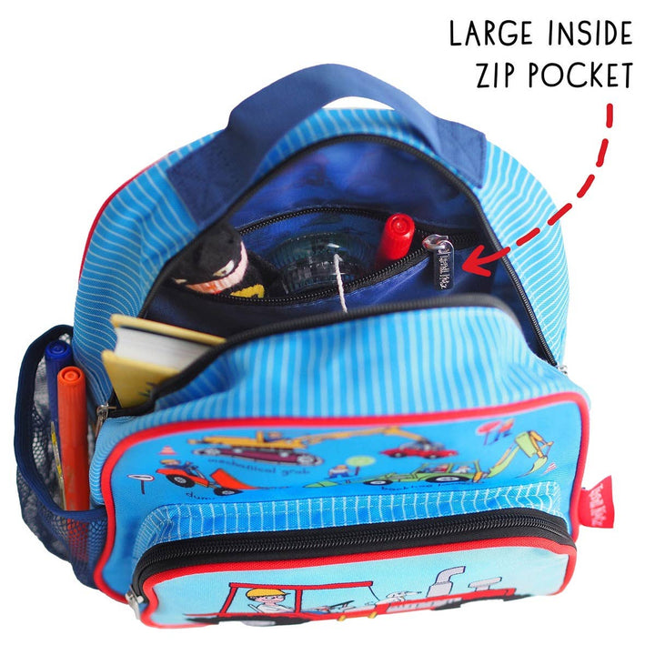 Kids Trucks Backpack - Recycled! - The Glamorous Grub