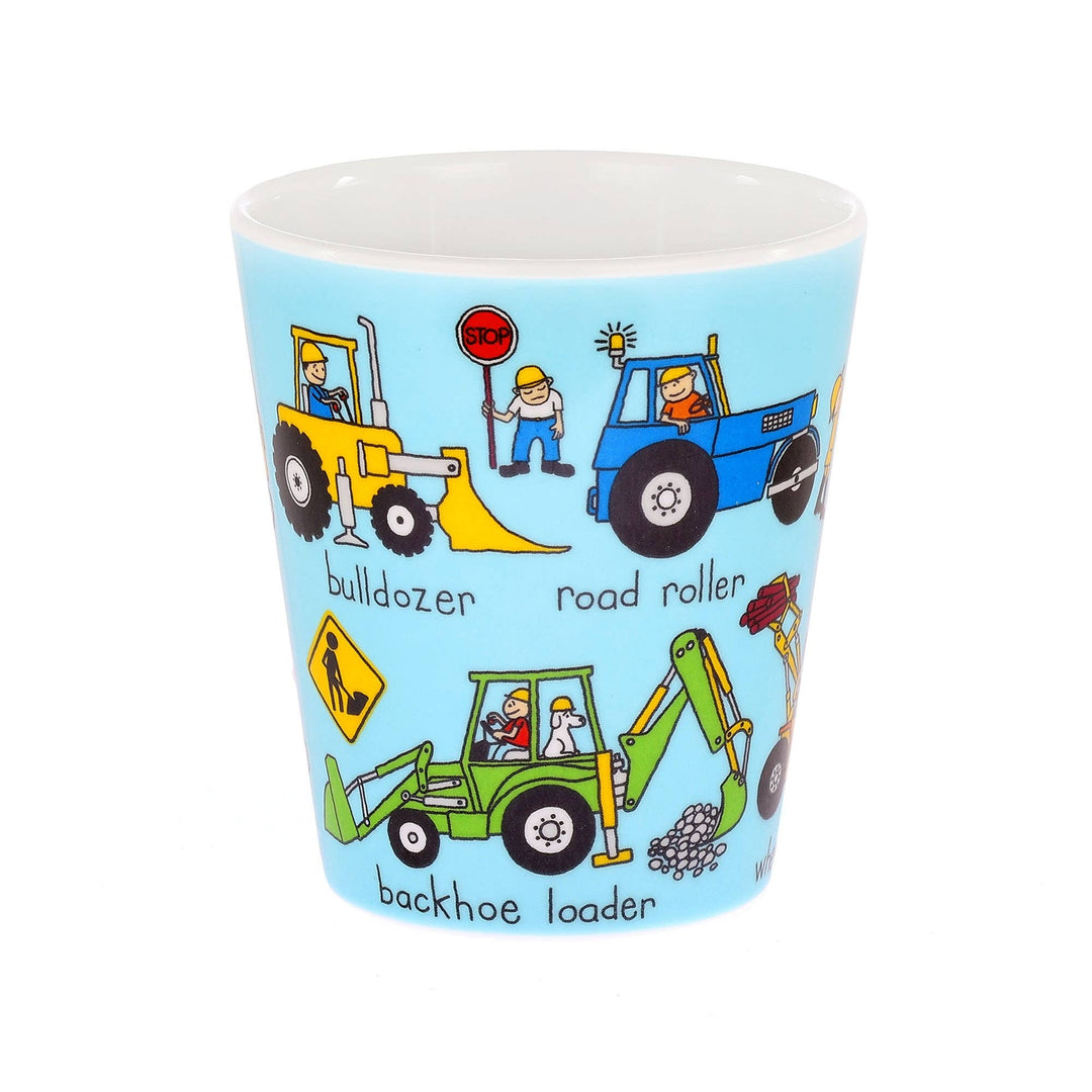 Kids Trucks Melamine Beaker - The Glamorous Grub