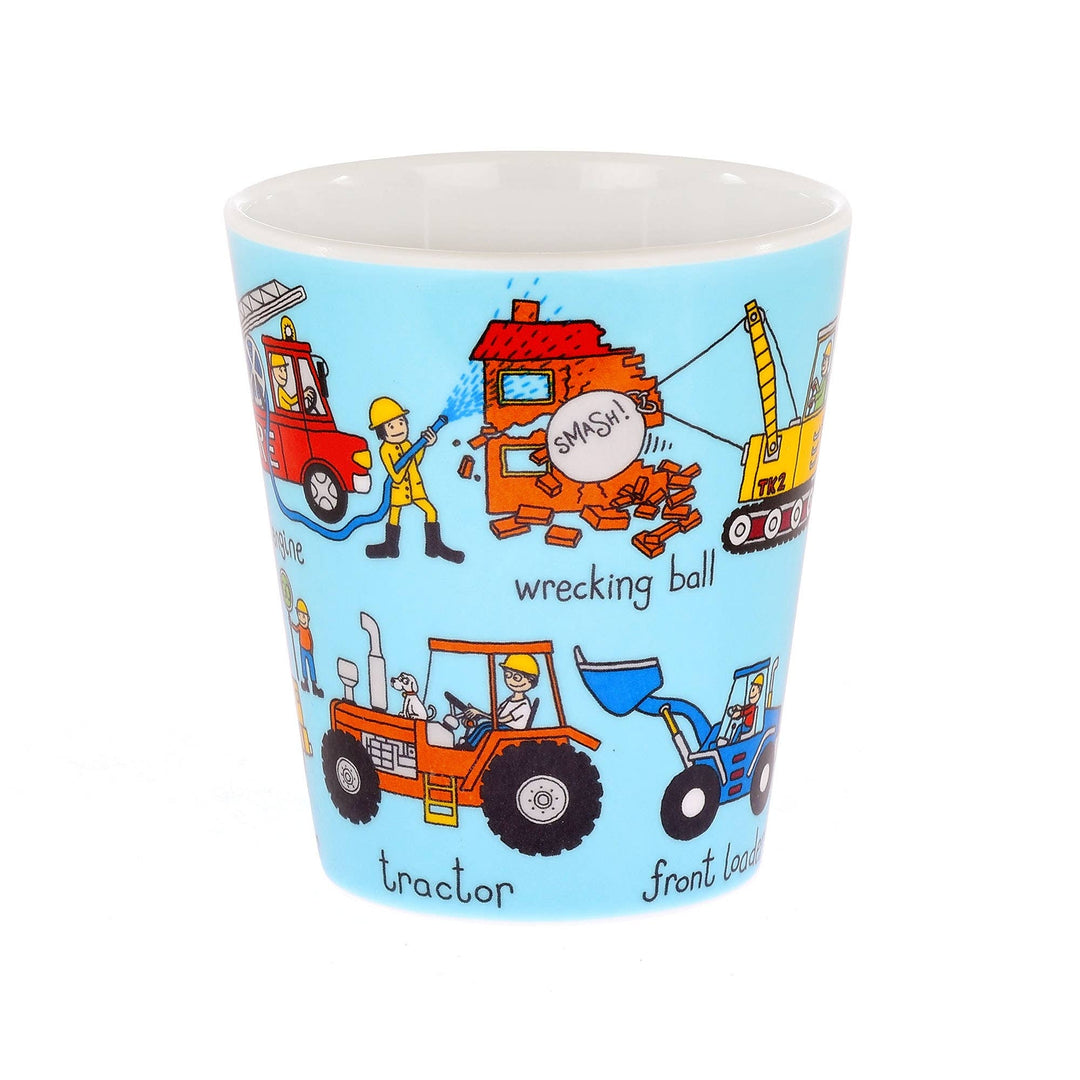 Kids Trucks Melamine Beaker - The Glamorous Grub