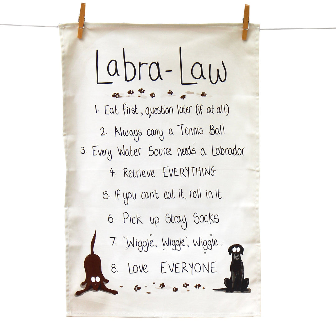 'Labra - Law' Tea Towel - The Glamorous Grub
