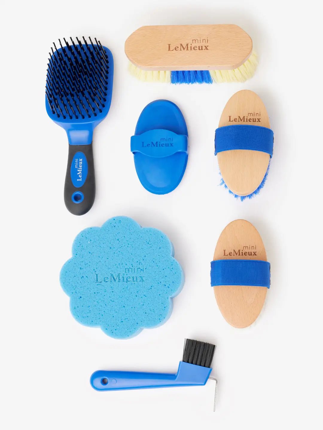 LeMieux Grooming Set - Bennetton Blue - The Glamorous Grub