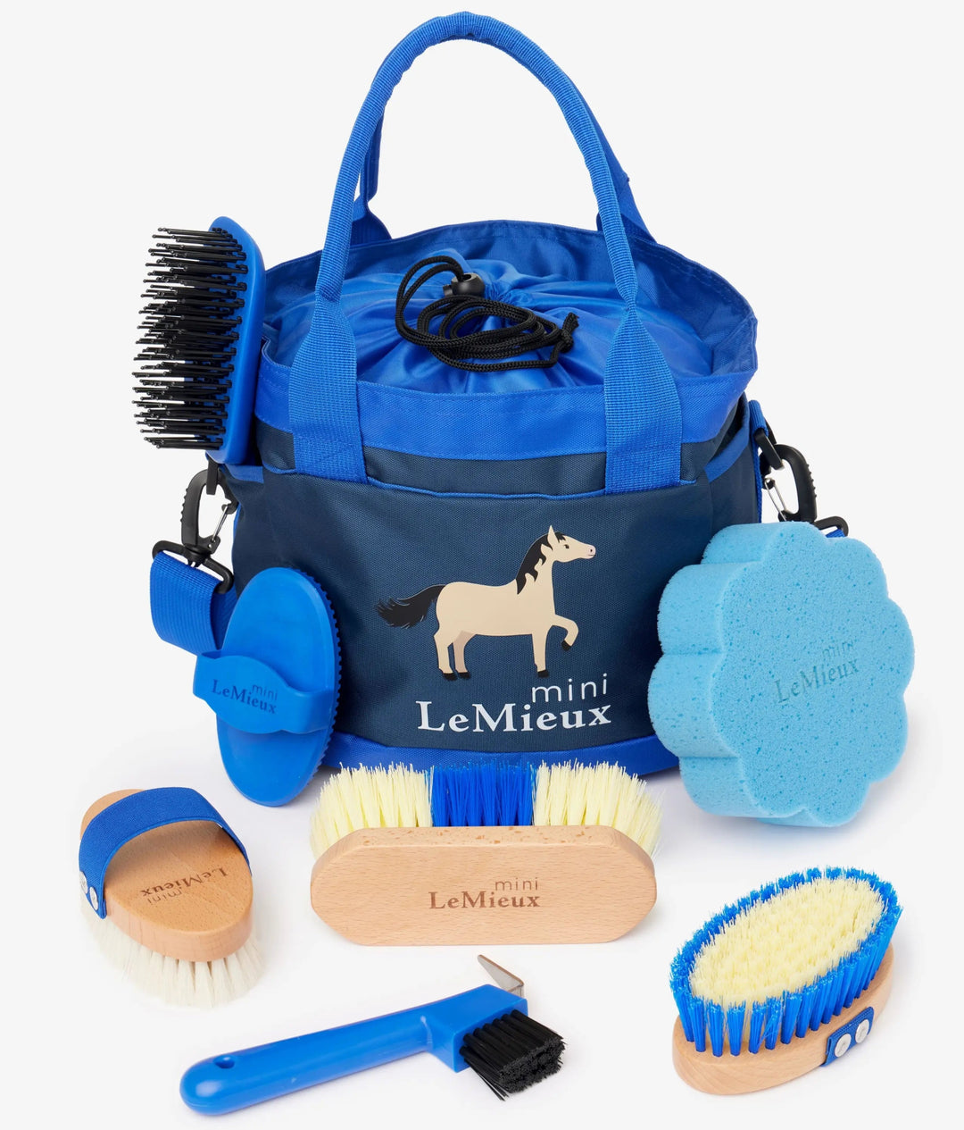 LeMieux Grooming Set - Bennetton Blue - The Glamorous Grub