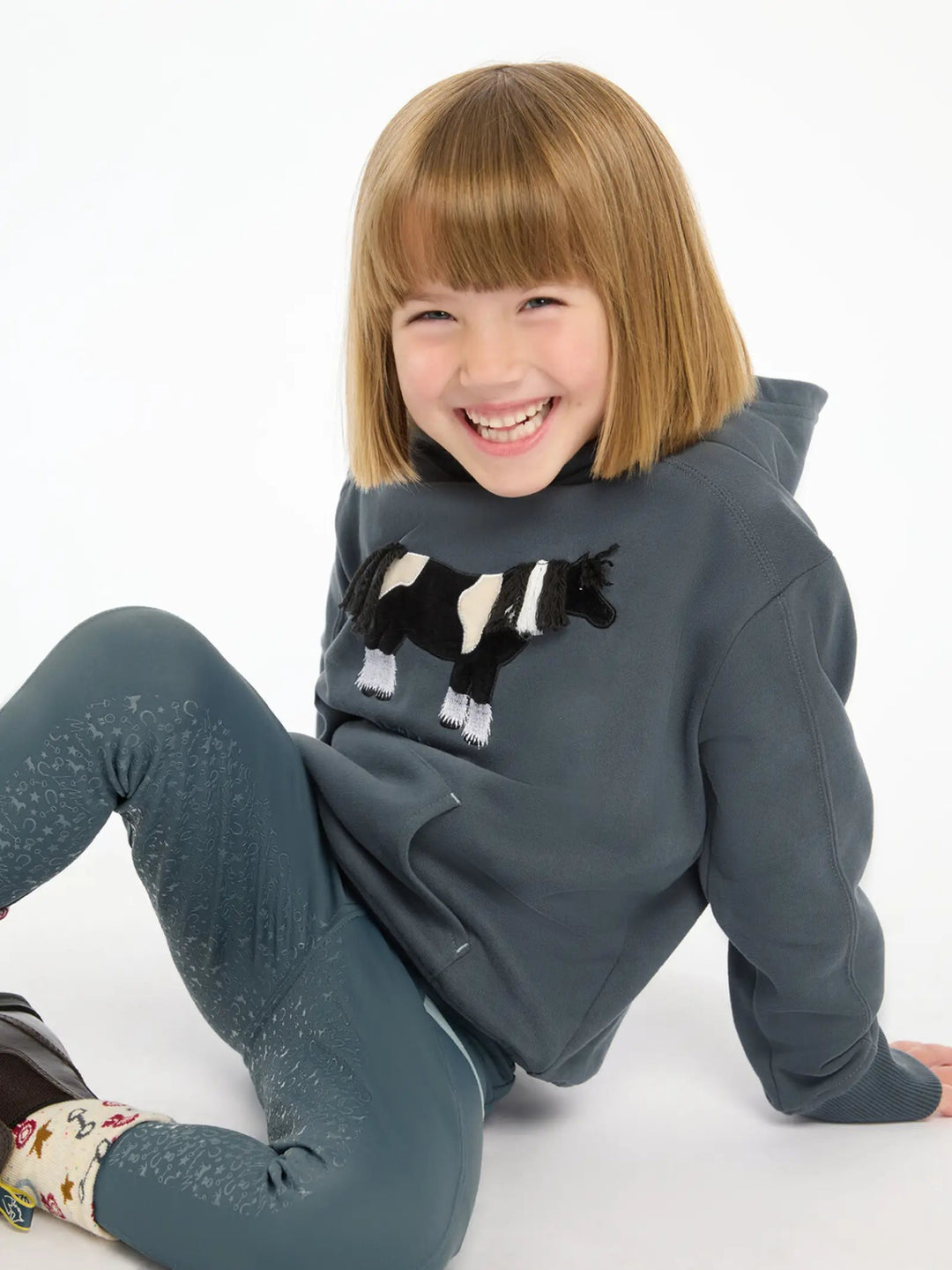 LeMieux Mini Romi Hoodie Petrol - The Glamorous Grub