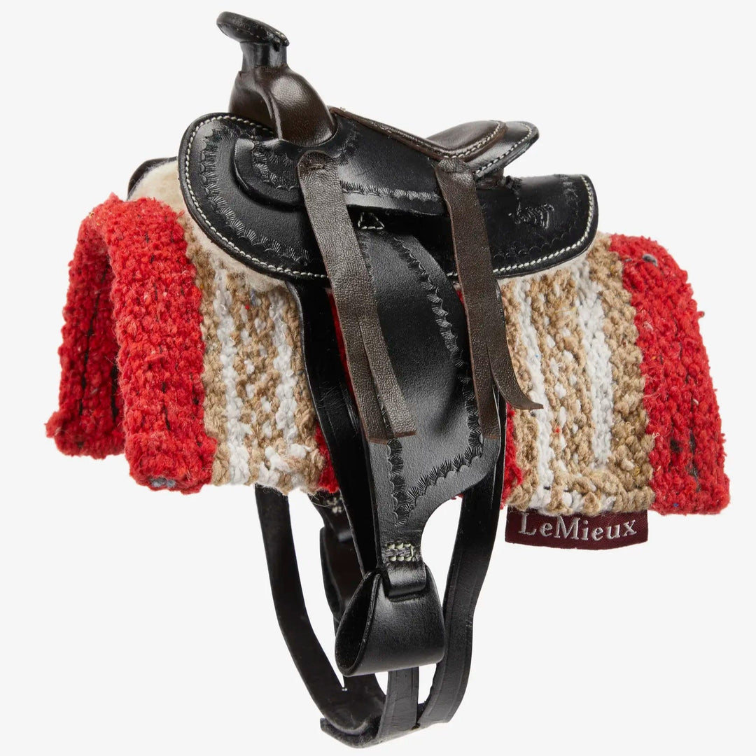 LeMieux Toy Pony Black Western Saddle - The Glamorous Grub