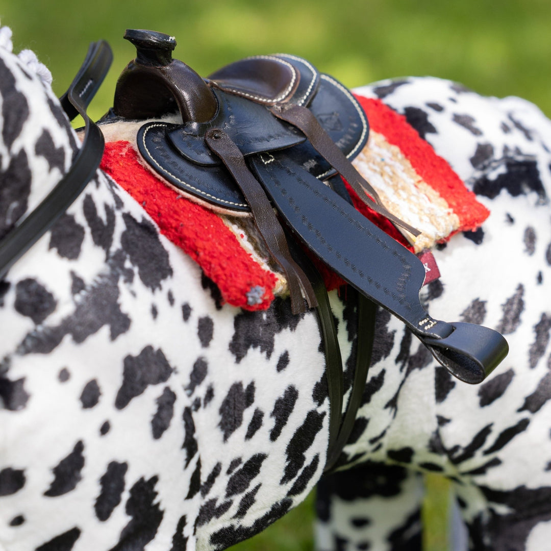 LeMieux Toy Pony Black Western Saddle - The Glamorous Grub