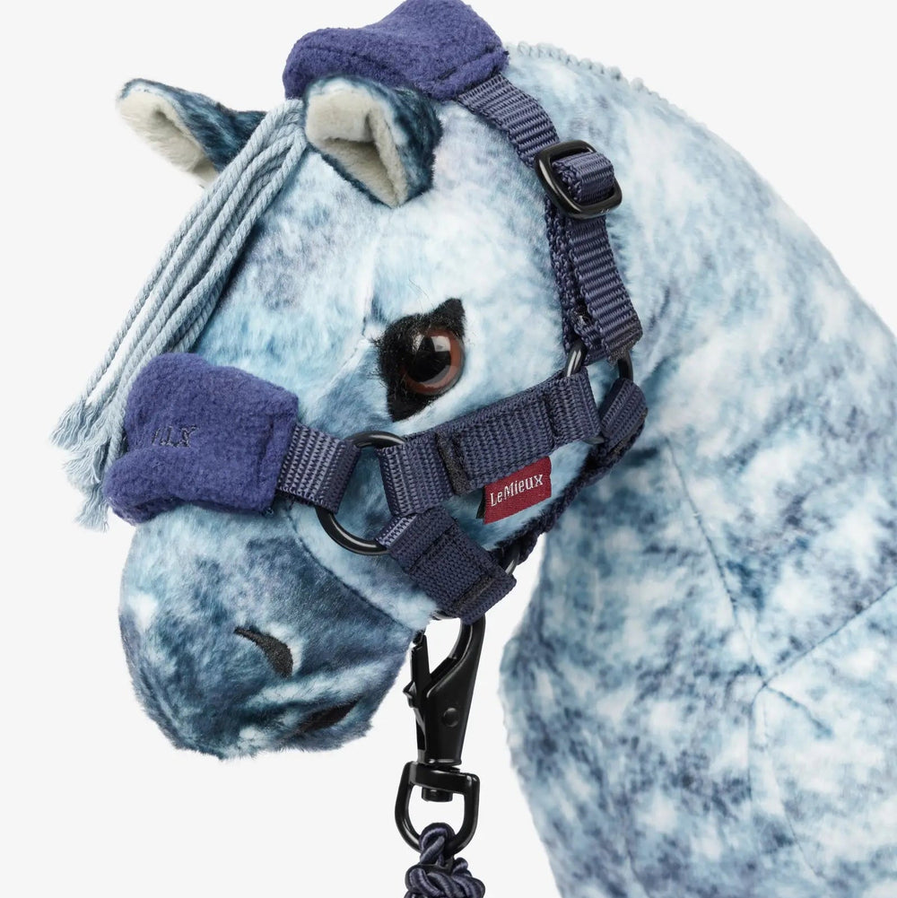 LeMieux Toy Pony Vogue Headcollar and Leadrope Ink Blue - The Glamorous Grub