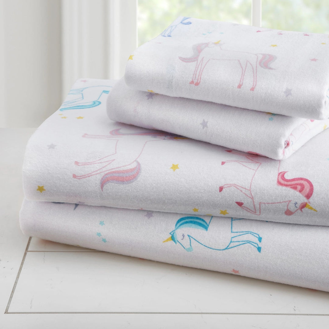 Lilac Unicorn 5 Pc 100% Cotton Bed in A Bag - Single - The Glamorous Grub