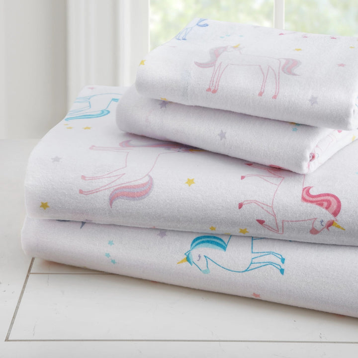 Lilac Unicorn 5 Pc 100% Cotton Bed in A Bag - Single - The Glamorous Grub