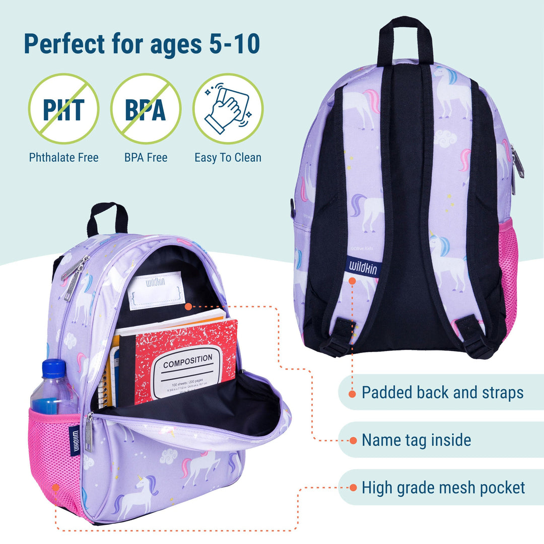 Lilac Unicorn Backpack - The Glamorous Grub