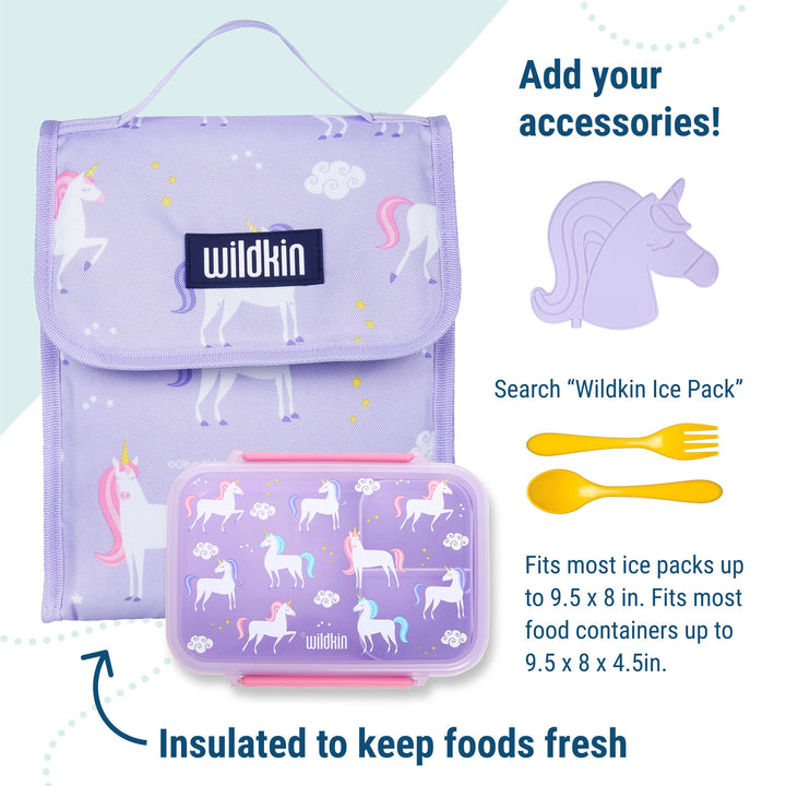 Lilac Unicorn Lunch Bag - The Glamorous Grub