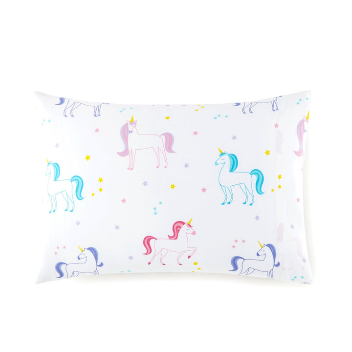 Lilac Unicorns 100% Cotton Hypoallergenic Pillowcase - Toddler - The Glamorous Grub