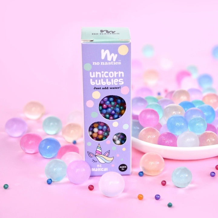 Limited Edition Unicorn Bubbles Biodegradable Waterbeads 10g - The Glamorous Grub
