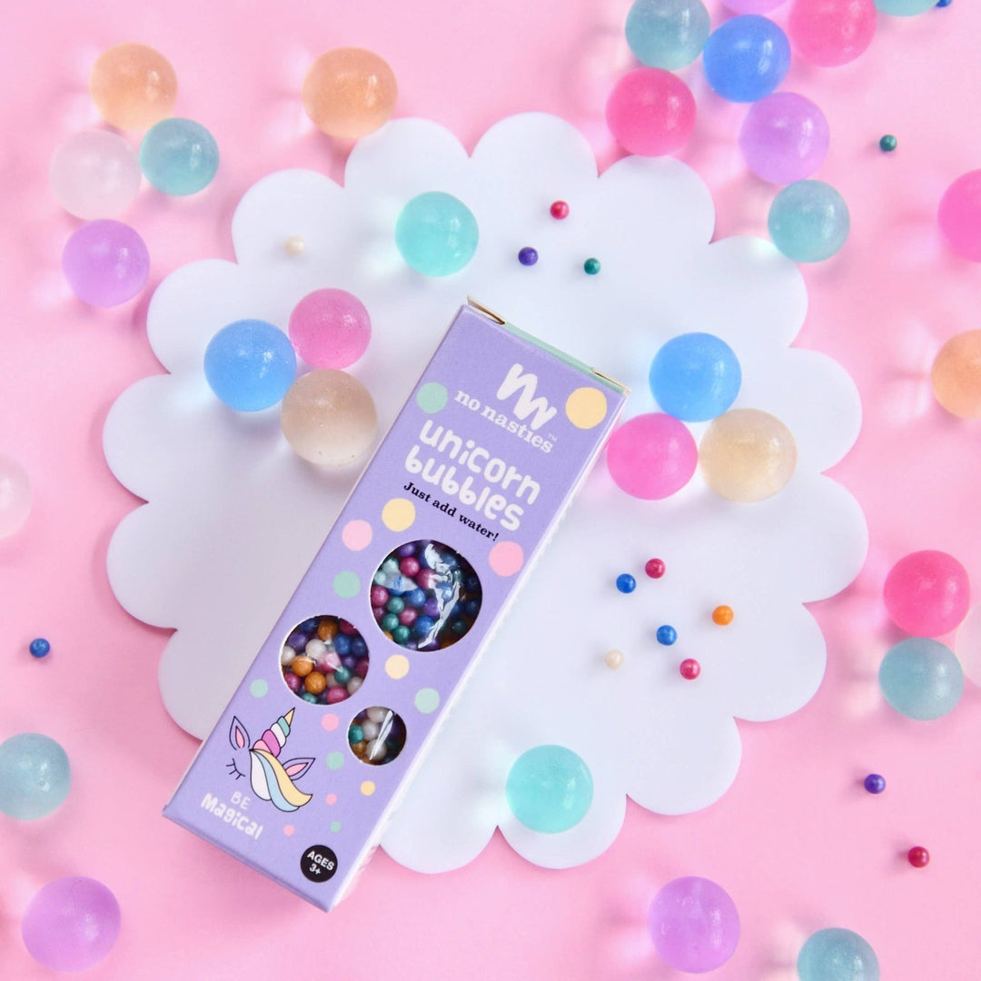 Limited Edition Unicorn Bubbles Biodegradable Waterbeads 10g - The Glamorous Grub