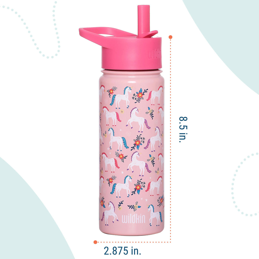 Magical Unicorns Steel Water Bottle - The Glamorous Grub