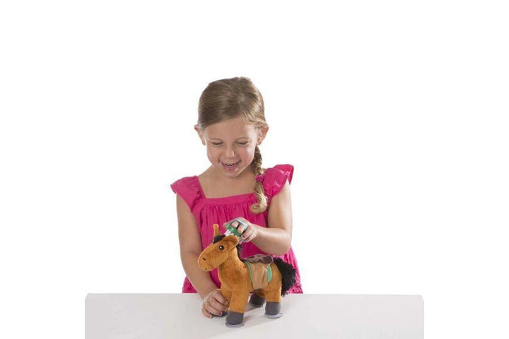 Melissa & Doug Feed and Groom Horse Care Playset - The Glamorous Grub