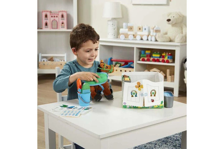 Melissa & Doug Feed and Groom Horse Care Playset - The Glamorous Grub