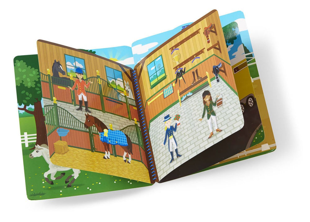 Melissa & Doug Riding Club Puffy Sticker Activity Book - The Glamorous Grub