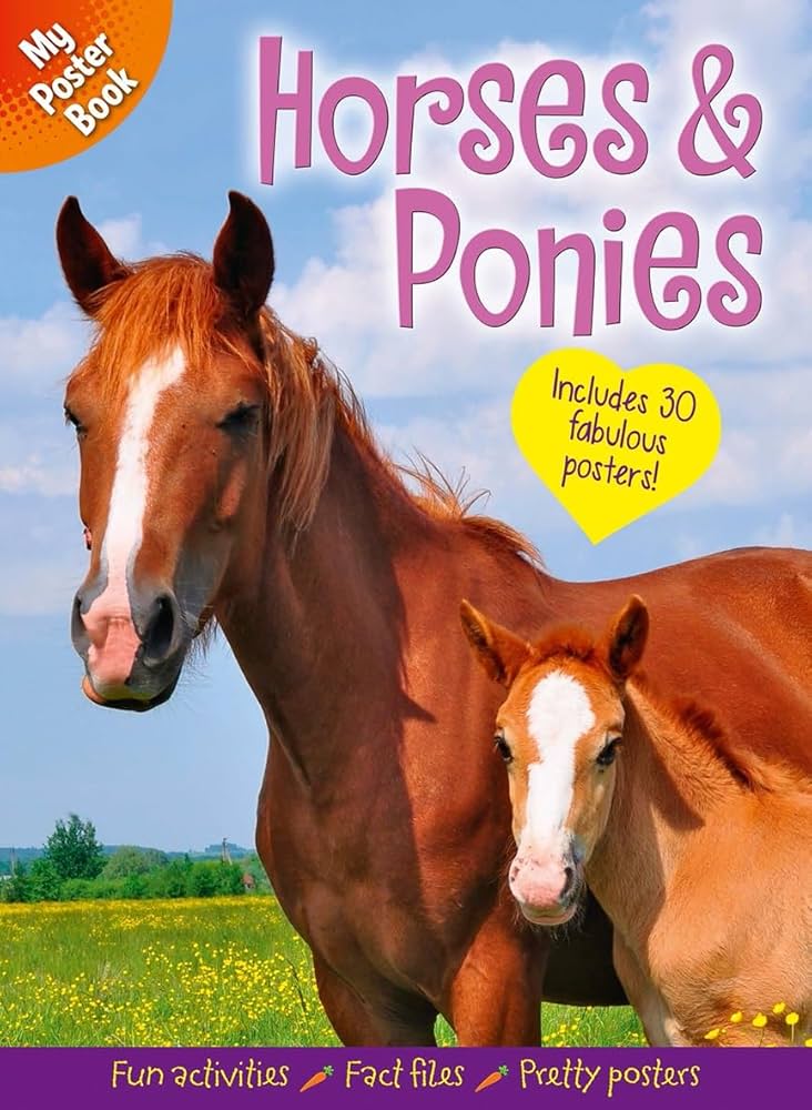 My Poster Book - Horses & Ponies - The Glamorous Grub