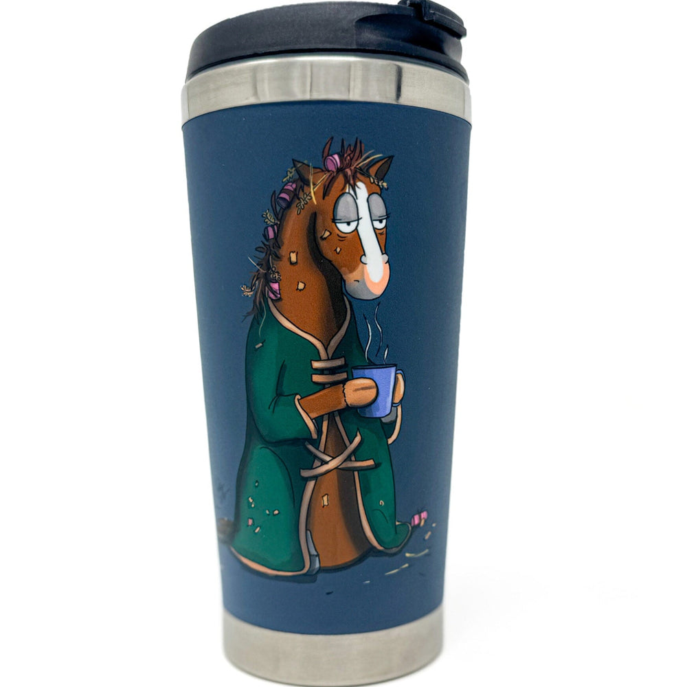 'Not a Morning Pony' Travel Mug - The Glamorous Grub